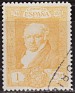 Spain 1930 Goya 1 CTS Yellow Edifil 499. España 499 1. Uploaded by susofe